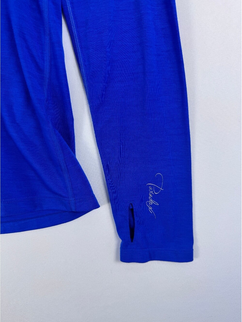 Paradox Merino Blend Quarter Zip Women's M Base Layer Hiking Outdoor Thumbholes - Picture 2 of 8
